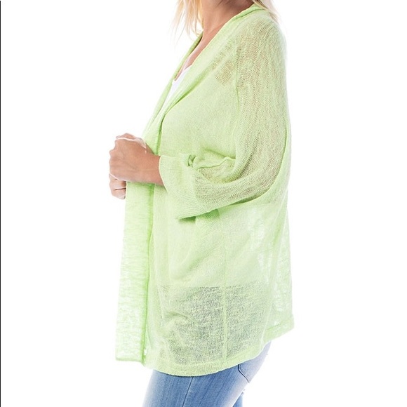 🔴 Green Knit Cardigan - Picture 3 of 4